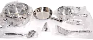 T-fal Performa Stainless Steel Silver Cookware 11-Piece Set M5183 - Picture 1 of 24