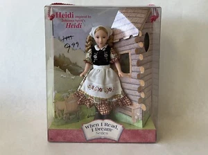 Bambola Heidi 2001 50900 NUOVA IN PKG When I Read I Dream Series Johanna Spyri - Foto 1 di 3