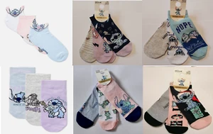 Lilo Stitch Trainers Socks Shoe Liner Socks Ankle Socks Womens Xmas 4-8 UK - Picture 1 of 10