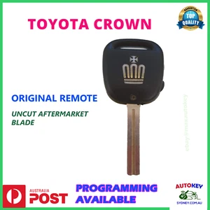 For Toyota Crown S170 S171 genuine OEM remote 2 side buttons - uncut generic key - Picture 1 of 3