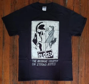 AKABANE VULGARS ON STRONG BYPASS CONCERT T SHIRT Japanese J-Rock Punk Band M - Picture 1 of 2