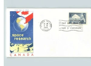 CANADA; Space Research, 1965 First Day of Issue, Ottawa Ontario Canada - Picture 1 of 1