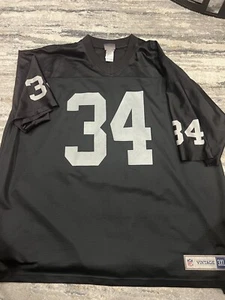 Vintage Bo Jackson Jersey Black Los Angeles 3XL Jersey NFL - Picture 1 of 7