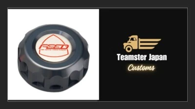 JDM FUJITA ENG OEM FEED tapa de tanque maestro de freno negro de Japón Foto 1 de 4