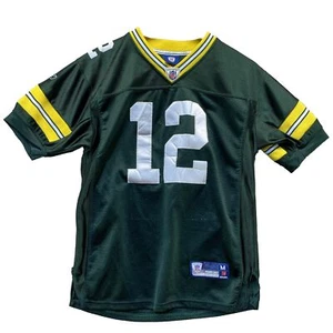 NFL On Field Reebok Green Bay Packers #12 Aaron Rodgers Jersey Youth M 12/14 - Picture 1 of 9