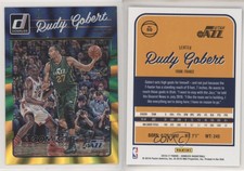 2016-17 Panini Donruss Green and Yellow Holo Laser Rudy Gobert #50