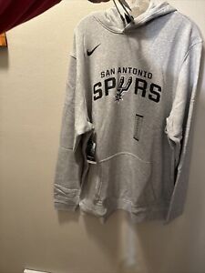 Nike Men's Gray San Antonio Spurs Hoodie AA3697-063 Size 3XLT