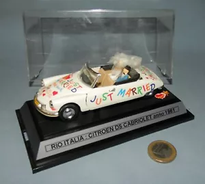 Rio 1/43 : Citroën DS Cabriolet 1961 "Just Married" Plaques Pays-Bas - Foto 1 di 12