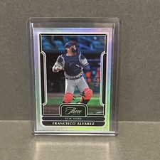 FRANCISCO ALVAREZ 2023 PANINI THREE AND TWO HOLO SILVER 04/20 ROOKIE NEW YORK