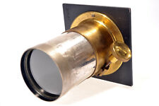 Unknown Brass Lens ~350mm auf Sinar Objektiv Platine 4x5 13x18 8x10