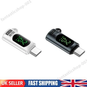 Digital Display Type-C Adapter 8K 60HZ Power Meter Tester PD 240W 80 Gbps(White) - Afbeelding 1 van 6