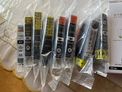 12 Patronen kompatible für Canon Pixma MX 890 er, IP 4850er Serien mit Chip - Bild 1 von 4