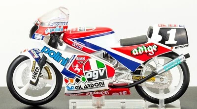 Honda RS125 Loris Capirossi 1991 Scala 1:24 Modellino Classe 125 Numero 1 N° 1 - Immagine 1 di 4