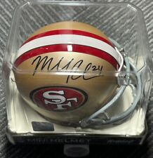 MICHAEL ROBINSON HAND SIGNED AUTOGRAPHED SF49ers RIDDELL  MINI HELMET PAC CERT!!