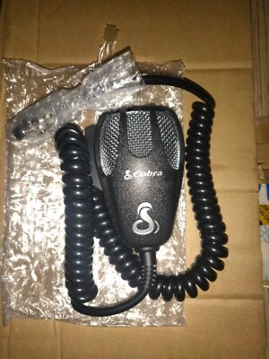 NEW! Cobra M73SL Dynamic CB Radio 4-Pin Handheld Mic Microphone Black Genuine  - Image 1 of 3