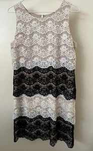 Jessica Simpson Sleeveless Lace Sheath Dress Size 8 - Picture 1 of 2