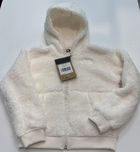 The North Face Girls Suave So Full Zip Hoodie Gardenia White Size 6 Brand New‼️ - Picture 1 of 7