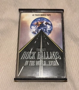 The Best Rock Ballads In The World Ever! Double Cassette Tapes 40 Tracks 1995 90 - Picture 1 of 3