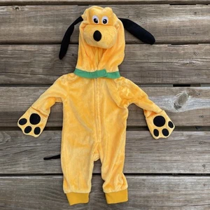 Disney Pluto 4 bis 12 Monate Halloween Kostüm Reißverschluss Pfotenhandschuhe - Bild 1 von 6