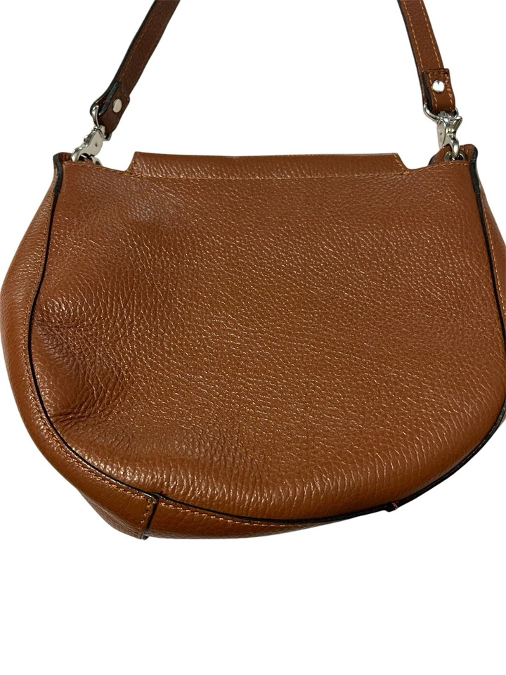 Anna Luchini Bolso Bandolera Cuero Marrón Hecho en Italia  Foto 1 de 4