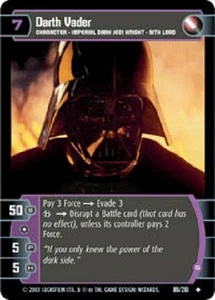 STAR WARS TCG WOTC EMPIRE STRIKES BACK DATH VADER (G) 89/210 GEM MINT - Picture 1 of 1