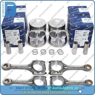 OEM Piston Ring Kit & Connecting Rods 20mm For AUDI A3 A4 VW BPY GTI  2.0 TFSI - Image 1 of 4