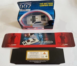 James Bond 007 Corgi T.S.W.L.M Lotus Esprit Underwater #TY04510 W/ Spyguise Ltd - Picture 1 of 8