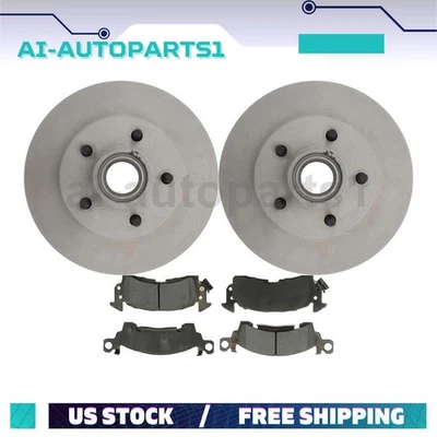 Kit de rotores de freno delanteros + pastillas de freno para Chevrolet G20 1983 1984 1985 1986 1987 Foto 1 de 4