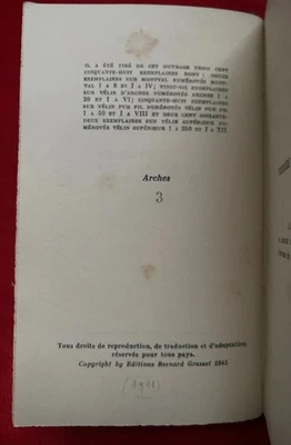 GRAND PAPIER - EDITION ORIGINALE - ZWEIG Stefan - Brulant secret. 1945. In-12. - Photo 1/4