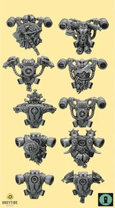 Space Wolves Backpacks  - BITS MULTILISTING - Greytide Studio - Primal Hounds - Picture 1 of 11