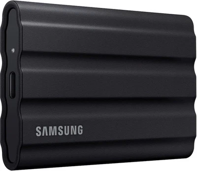 SSD externo Samsung T7 Shield 4 TB USB 3.2 Gen 2 resistente (MU-PE4T0S/AM) - negro Foto 1 de 3