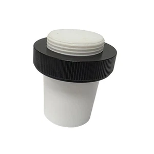 Chemglass CG-3002-L-45 Hollow PTFE Stopper Plug With Extraction Nut 45/50 - Picture 1 of 4