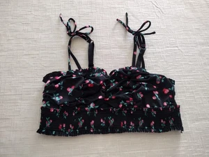 Torrid Plus Taglia 1 BRALETTE BUCO DELLA SERRATURA MICROFIBRA CILIEGIE NERO 1X NUOVO SENZA ETICHETTE - Foto 1 di 7