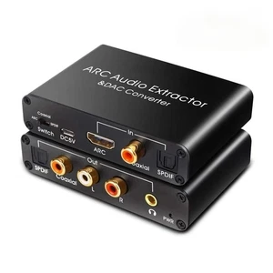 192KHz ARC DAC Audio Extractor Digital to Analog Audio Converter HDTV ARC Return - Picture 1 of 13