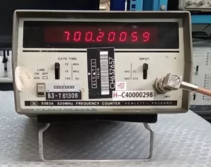 HP5383A HP 5383A Frequency Counter 10Hz 520Mhz 9 display digit TESTED 690MHz - Bild 1 von 19
