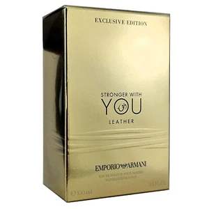 EMPORIO ARMANI Stronger With You Leather Eau de Parfum Pour Homme 100 ml - Bild 1 von 1