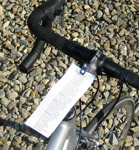 (1) XTRA lungo fatto a mano CUE CLIP percorso slitta HOLDER per bici biciclette, ecc. U.S.A. - Foto 1 di 3
