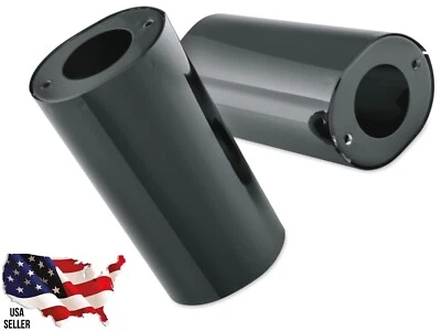 Fundas deslizantes de horquilla negras Harley 45591-02 1986-2017 Softail Slim Fatboy Heritage Foto 1 de 3