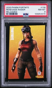 2020 Panini Fortnite Reloaded Renegade Raider #138 PSA 8 - Picture 1 of 2