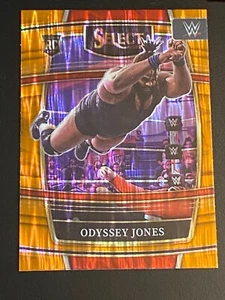 Panini Select WWE 2022 Orange Flash Prizm Parallel #64 Odyssey Jones - Imagen 1 de 2