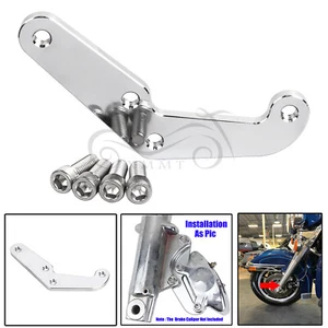 4-Piston Front Brake Caliper Bracket Fit For Harley Electra Glide Classic FLHTC - Picture 1 of 11