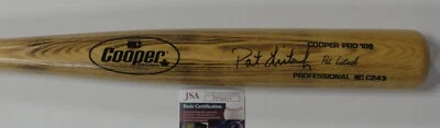 Milwaukee Brewers ROY Pat Listach Signed Cooper Game Model Bat  - JSA MLB - Image 1 of 2