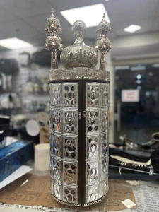 Full Kosher Torah Sefaradi vintage Sefer Torah scroll case Israeli Judaica 40 cm - Picture 1 of 8
