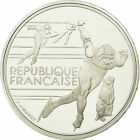 [#730272] Coin, France, Speed skaters, 100 Francs, 1990, BE, MS, Silver, KM:980