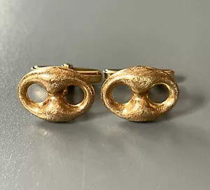 ZEITLOSE MANSCHETTENKNÖPFE 585/- GOLD VK EUR 998,- - Bild 1 von 6