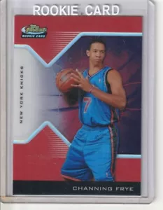 Channing Frye 2005 Topps Finest Rookie Red Refractor 125/159 New York Knicks - Imagen 1 de 2