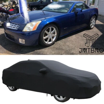 Para Cadillac XLR 2 puertas interior a prueba de polvo solar negro con bolsa cubierta elástica para automóvil MKS Foto 1 de 4