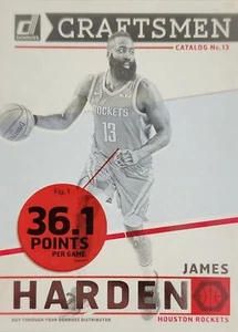 2019 Donruss Craftsmen#13 James Harden - Picture 1 of 3