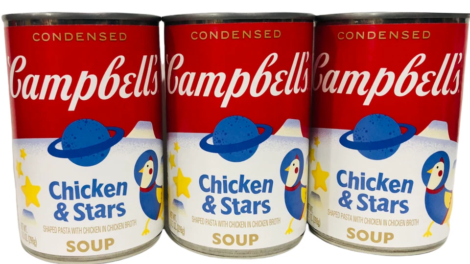 Sopa Campbell's Chicken & Stars 10,5 oz 3 latas Foto 1 de 1