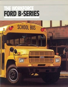 Ford B-Serie Schulbus B-600 B-700 Bj 1989 Prospekt - Neuwertig! - Bild 1 von 1